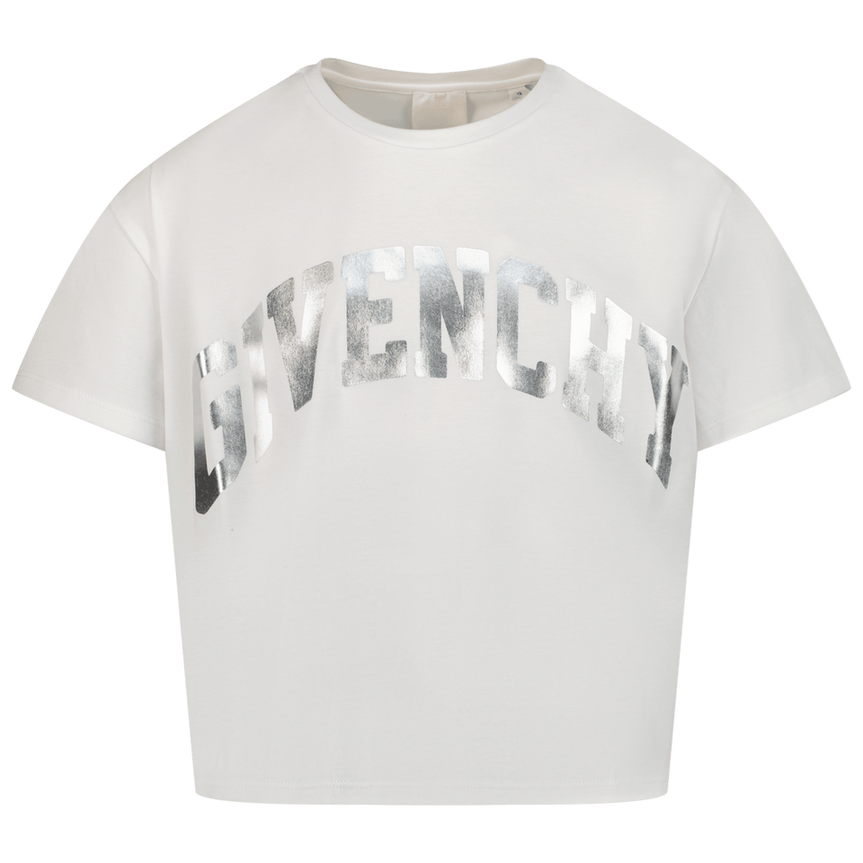 Givenchy Kids Girls T-Shirt White