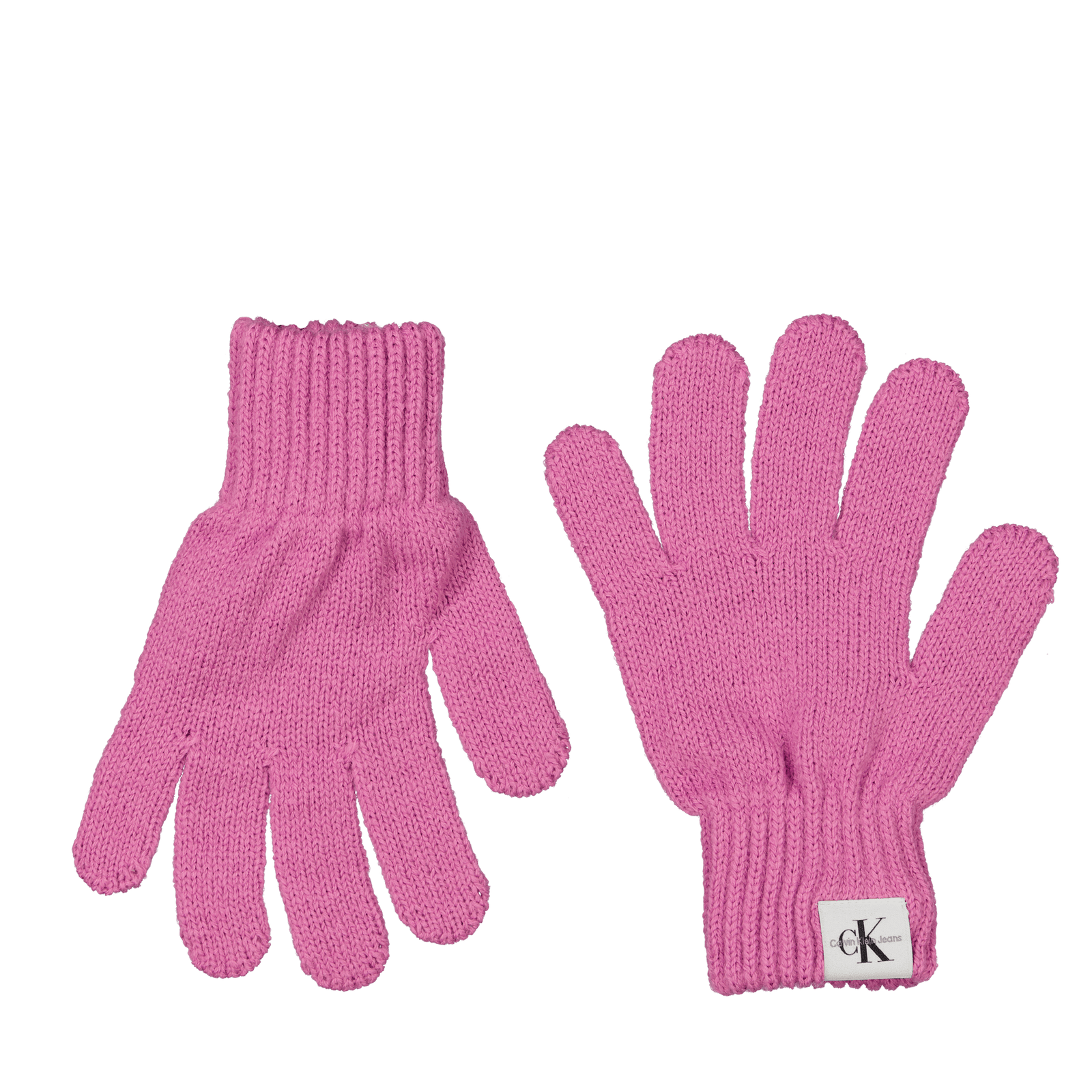 Calvin Klein Kids Unisex Gloves Dark Pink