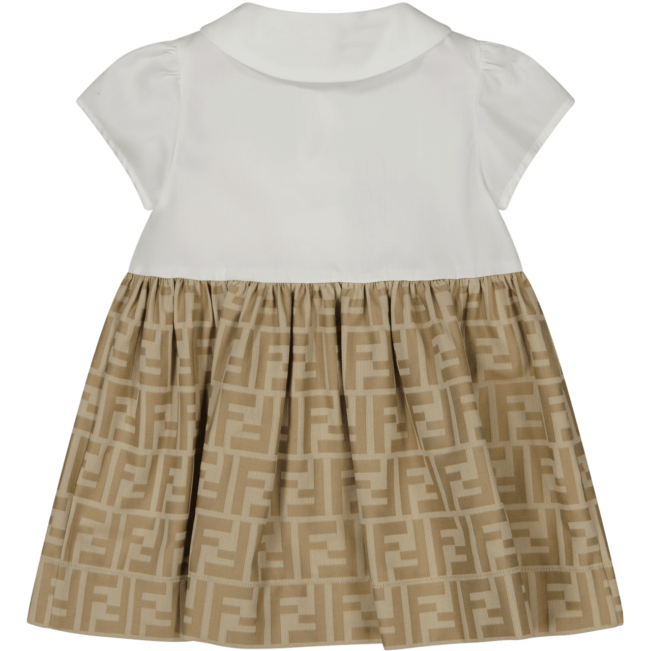 Fendi Baby Meisjes Jurk In Beige