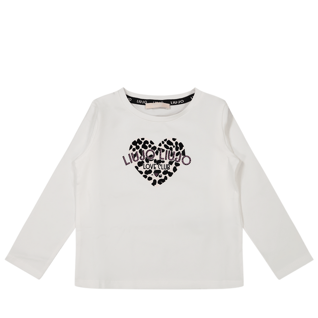 Liu Jo Kids Girls T-Shirt Off White