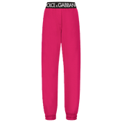 Dolce & Gabbana Çocuk Kız Pantolon Fuşya