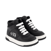 Dsquared2 Kinder Unisex Sneakers Zwart
