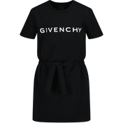 Givenchy çocuk kızları siyah giyiniyor