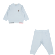 Moncler Baby Boys Jogging Suit Light Blue