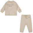 Calvin Klein Baby Unisex Jogsuit Off White