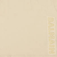 Balmain Baby Unisex T-Shirt Beige