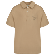 Fendi Çocuk Boys Polo Bej