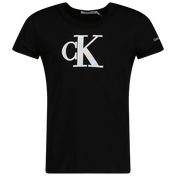 Calvin Klein Kids Girls T-Shirt Siyah