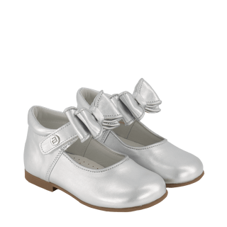 Andanines Kids Girls Shoes Silver