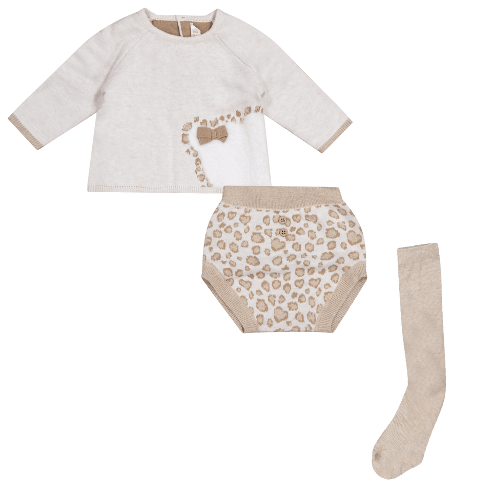 Mayoral Baby Girls Bodysuit Beige