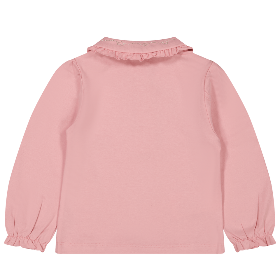 Mayoral Baby Girls Polo Light Pink