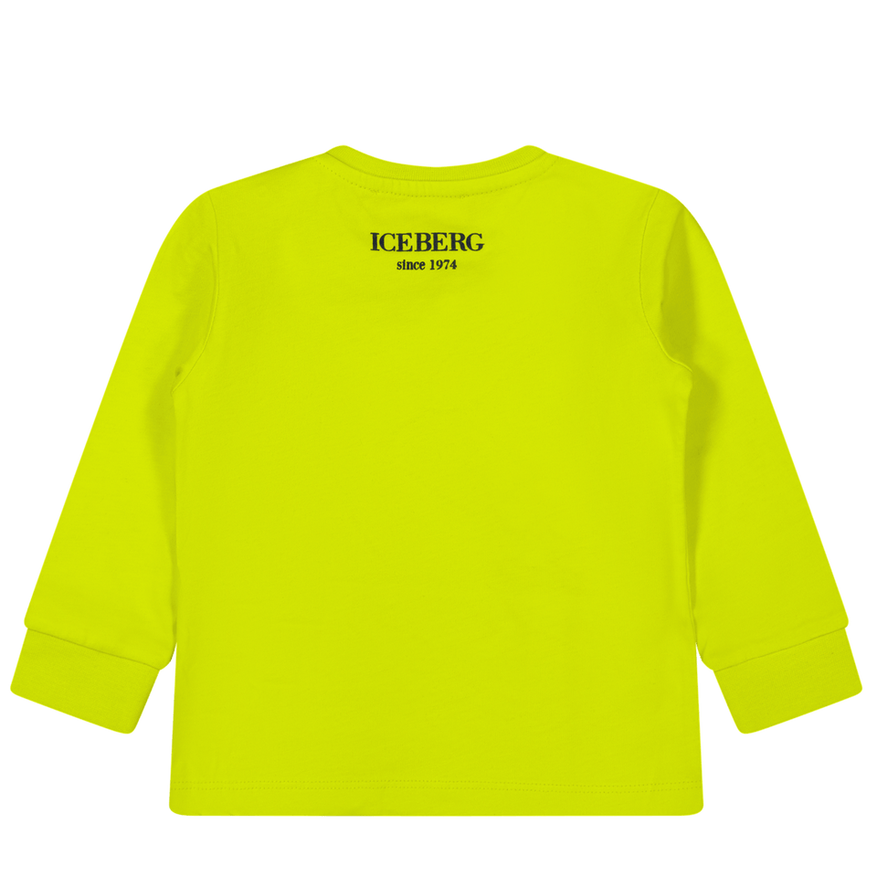 Iceberg Baby Boys T-Shirt Lime