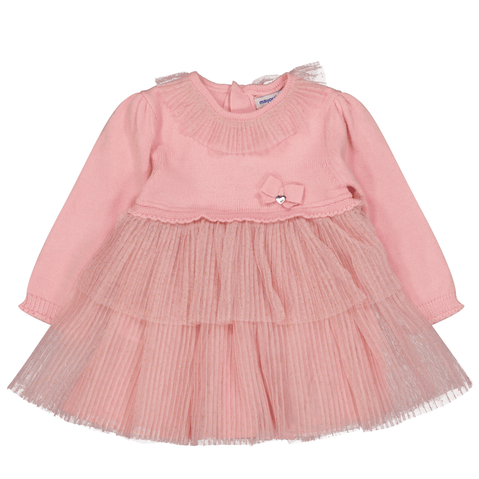 Mayoral Baby Girls Dress Light Pink