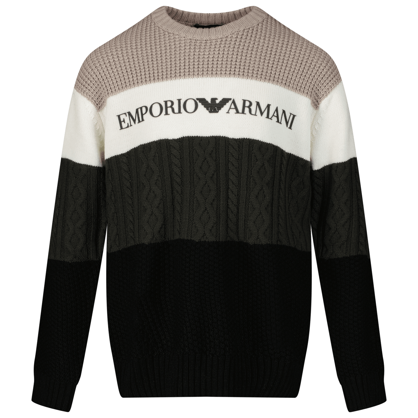 Armani Kids Boys Sweater Beige