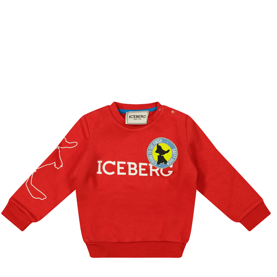 Iceberg Baby Boys Sweater Red