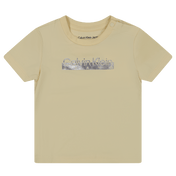 Calvin Klein Baby Unisex T-Shirt Off Beyaz