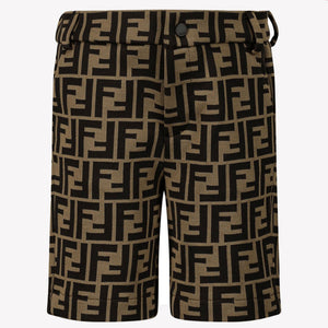 Fendi Baby Boys Shorts  Brown