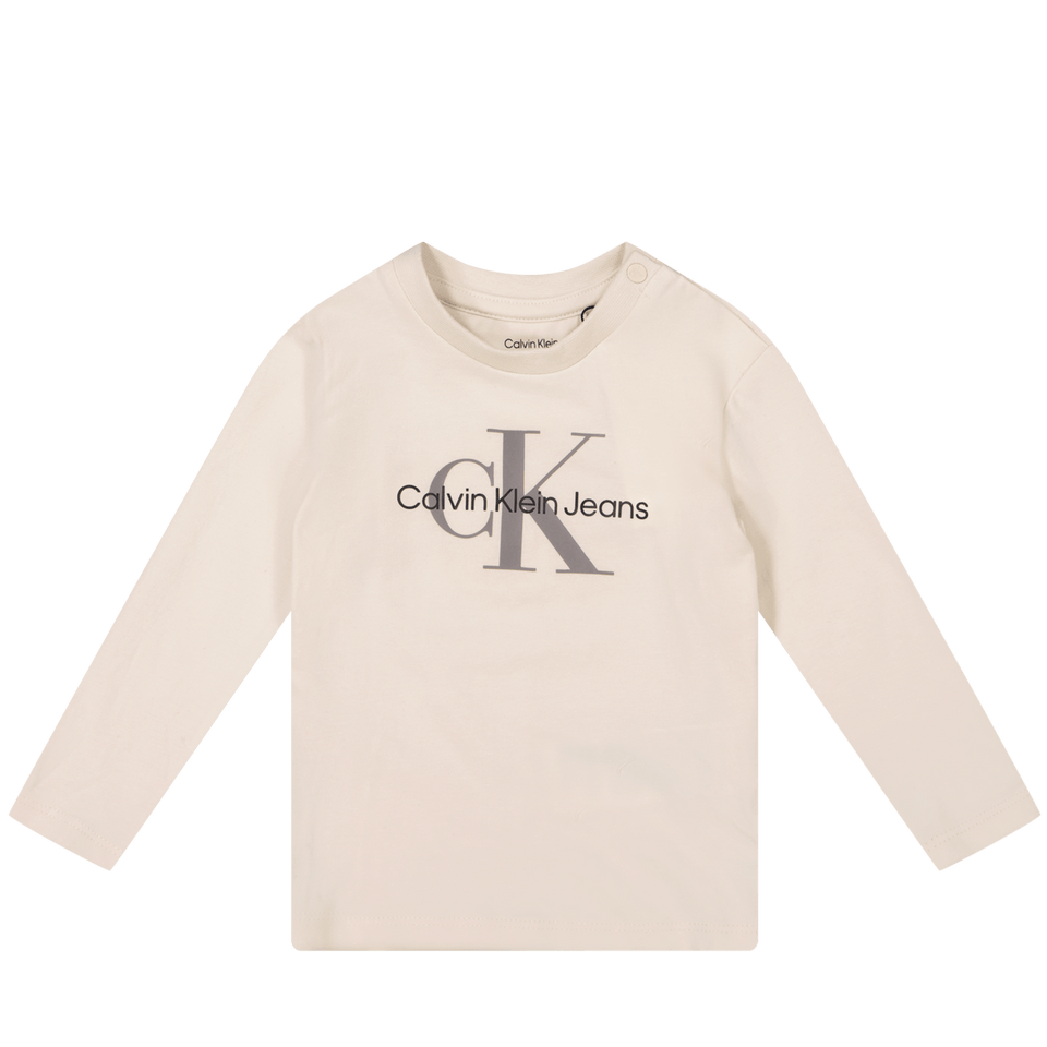 Calvin Klein Baby Unisex T-Shirt White
