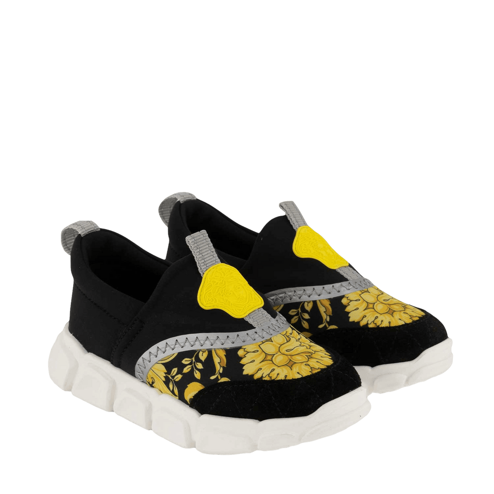 Versace Kids Unisex Sneakers Black