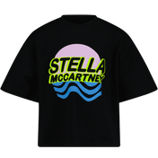 Stella McCartney Kids Girls T-Shirt Siyah