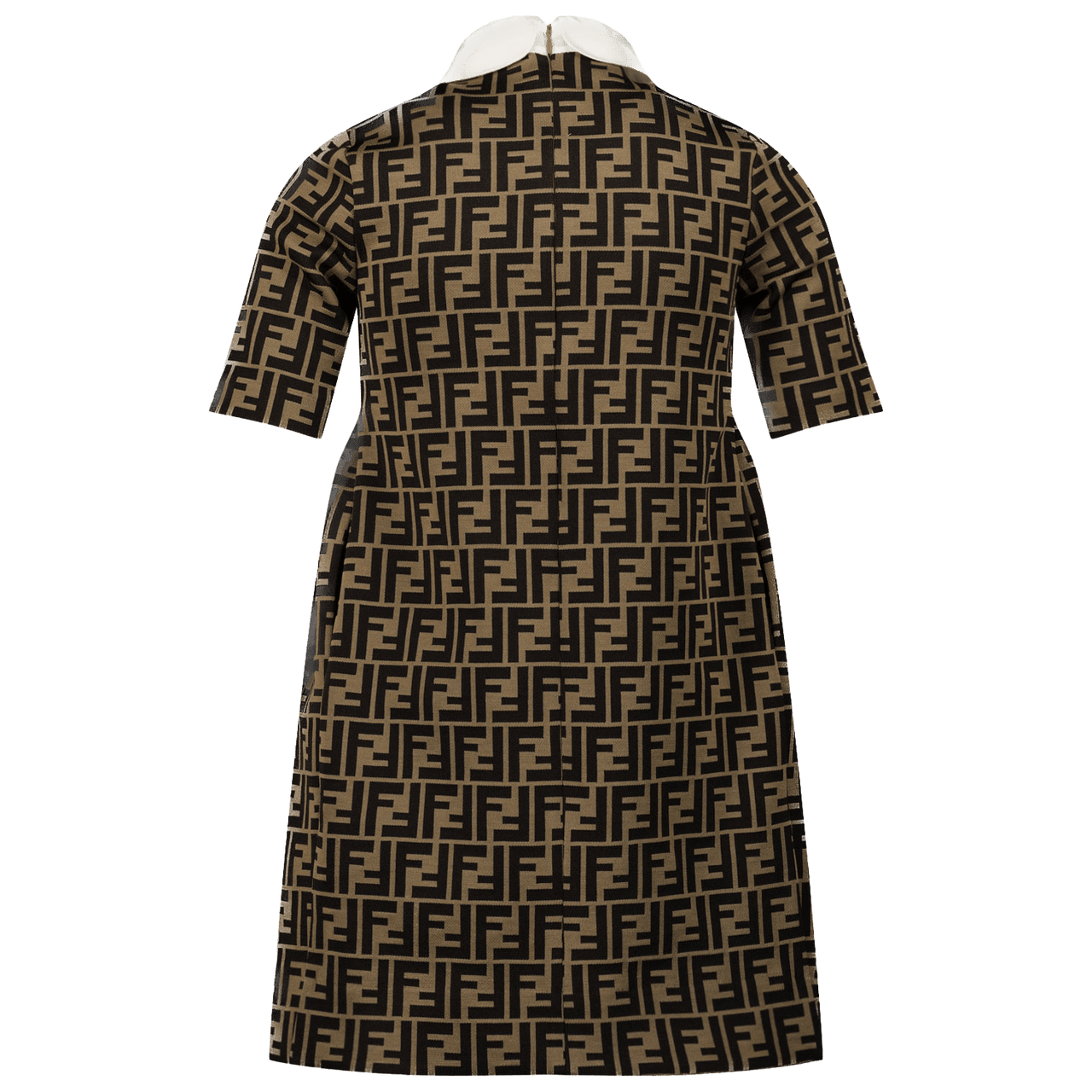 Fendi Kinder Meisjes Jurk Bruin