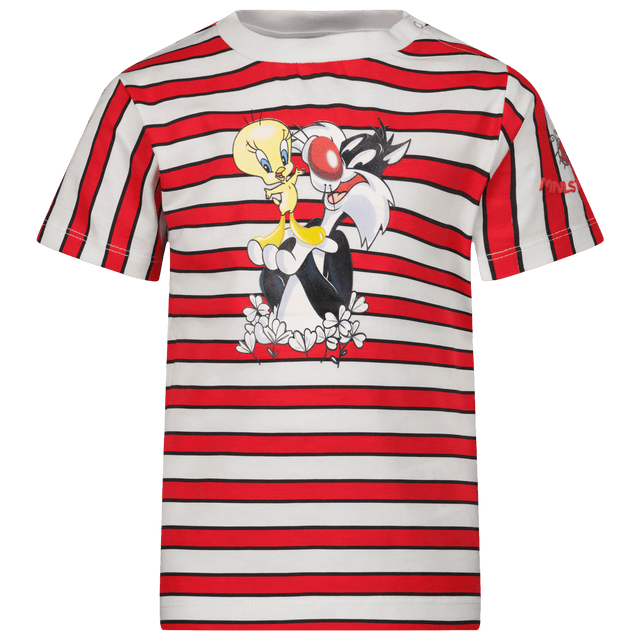 MonnaLisa Baby Jongens T-Shirt Rood 9 mnd