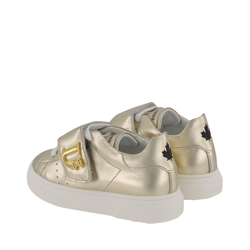Dsquared2 Kids Girls Sneakers Gold