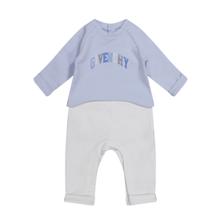 Givenchy Baby Unisex Bodysuit Light Blue