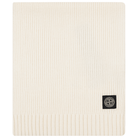 Stone Island Kids Boys Scarve Offwhite