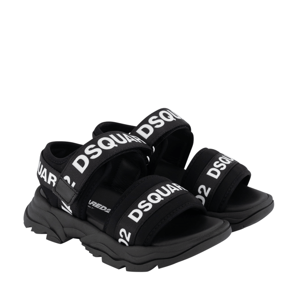 Dsquared2 Kinder Unisex Sandalen Zwart