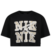 Nik & Nik Kids Girls T-Shirt Siyah