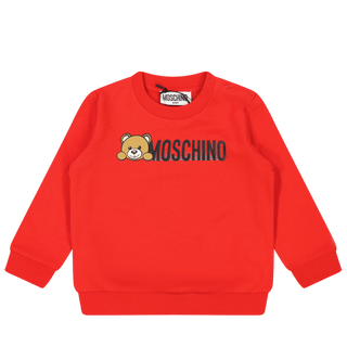 Moschino Baby Boys Sweater Red