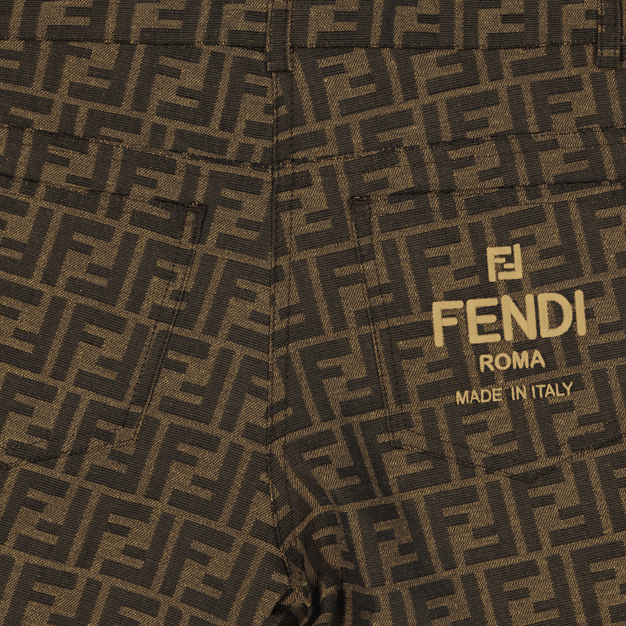 Fendi Kinder Meisjes Shorts Bruin