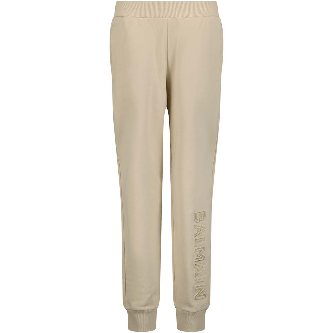 Balmain Kinder Unisex Broek Beige 4Y