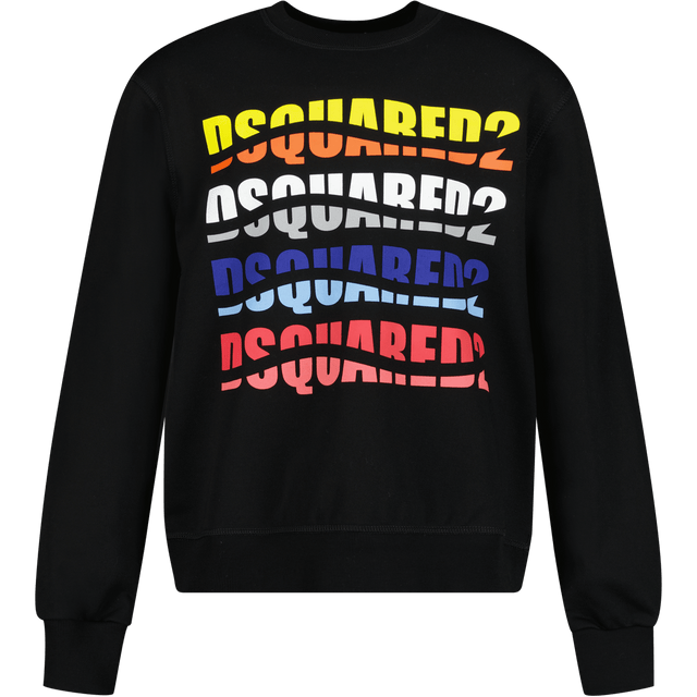 Dsquared2 Kinder Jongens Trui Zwart 4Y