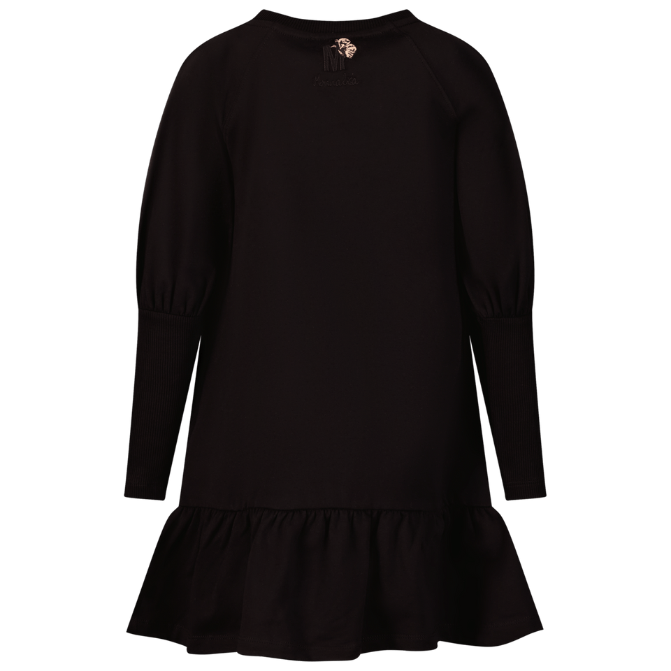MonnaLisa Kids Girls Dress Black