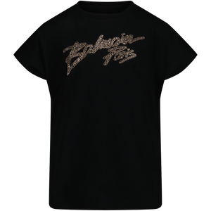 Balmain Kinder Meisjes T-Shirt Zwart 4Y