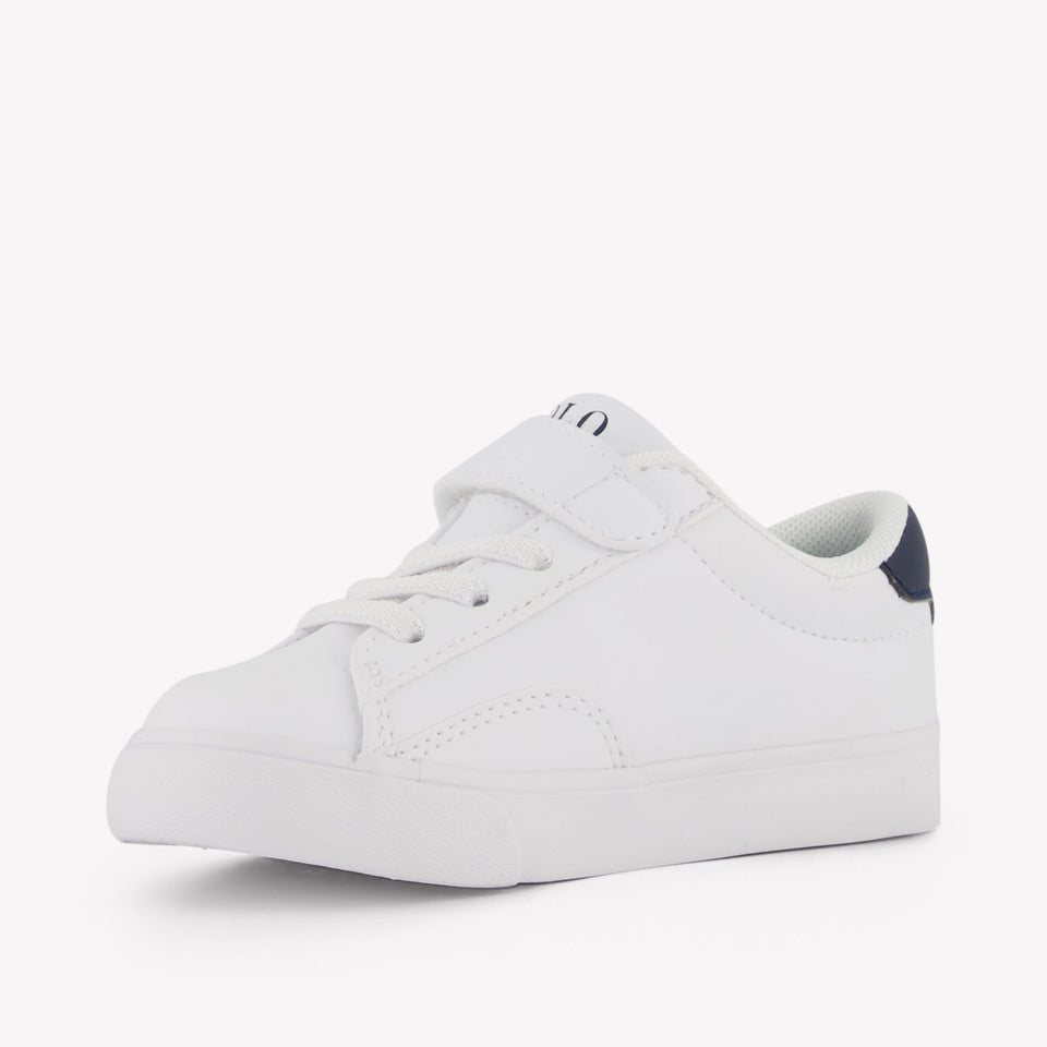 Ralph Lauren THERON V PS Jongens Sneakers In Wit
