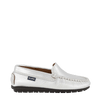 Atlanta Mocass Kids Girls Shoes Silver