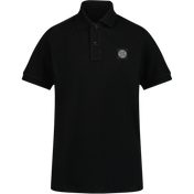 Stone Island Çocuk Boys Polo Black