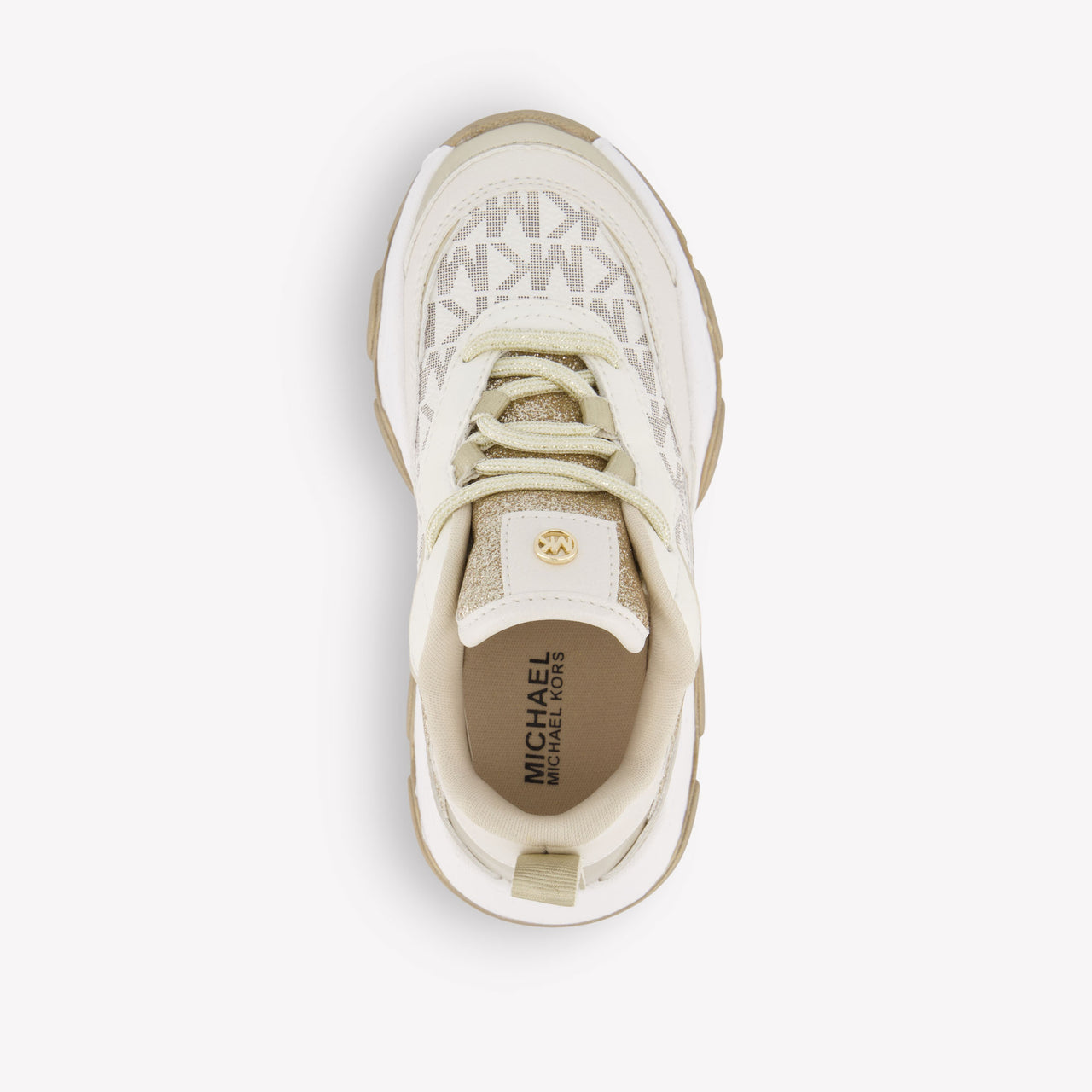 Michael Kors Atlas Girls Sneakers In Gold