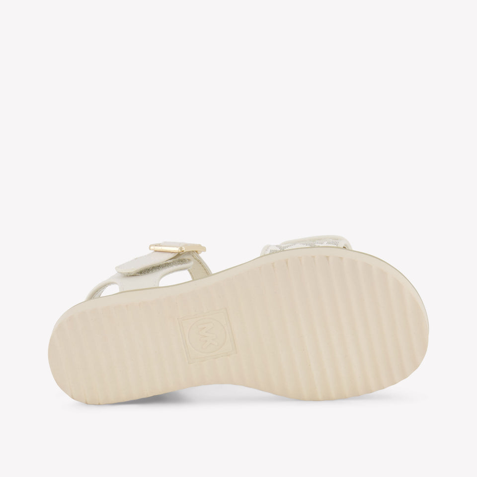 Michael Kors BRANDY KIERAN Girls Sandals In OffWhite