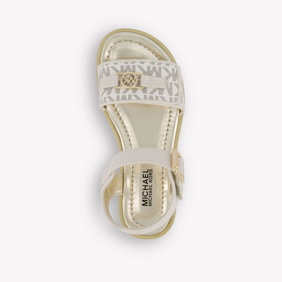 Michael Kors BRANDY KIERAN Girls Sandals In OffWhite