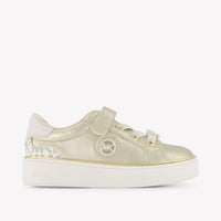 Michael Kors Jem Finn Girls Sneakers In Gold