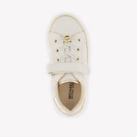 Michael Kors Jem Finn Girls Sneakers In OffWhite