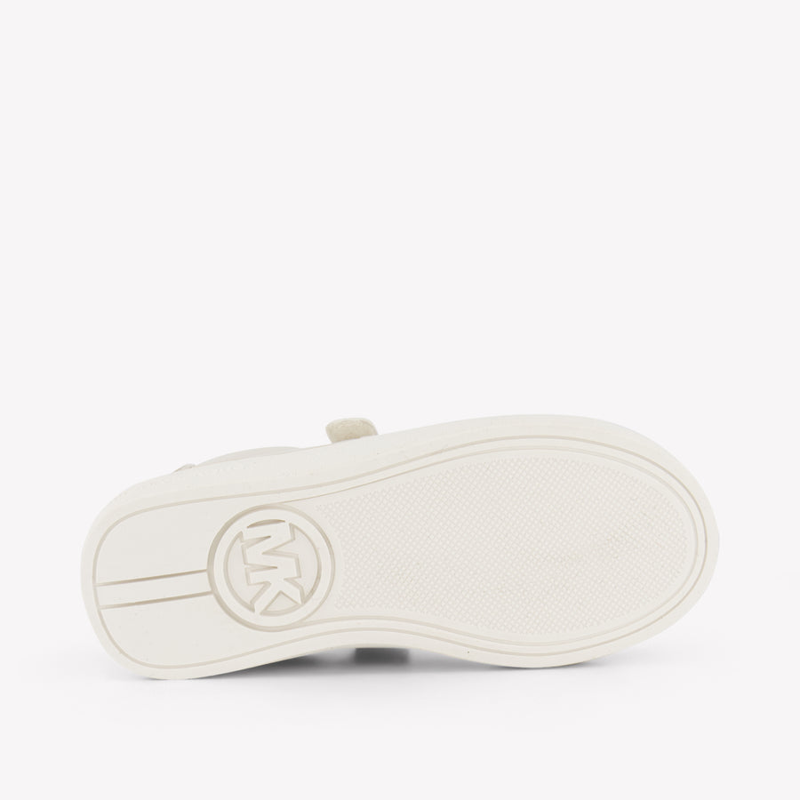 Michael Kors Jem Finn Girls Sneakers In OffWhite