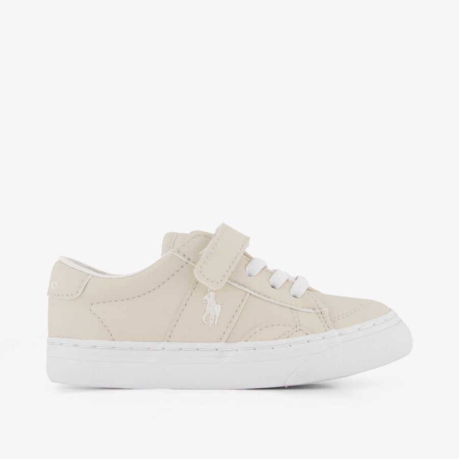Ralph Lauren RYLEY PS Boys Sneakers in Light Beige
