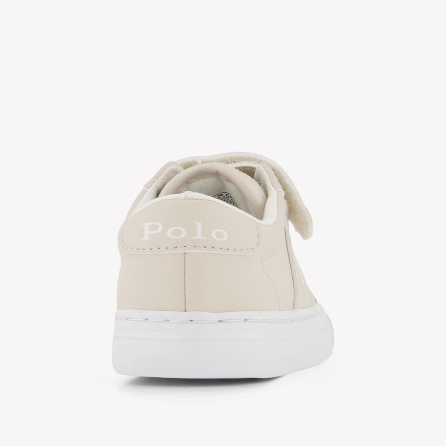 Ralph Lauren RYLEY PS Boys Sneakers In Light Beige