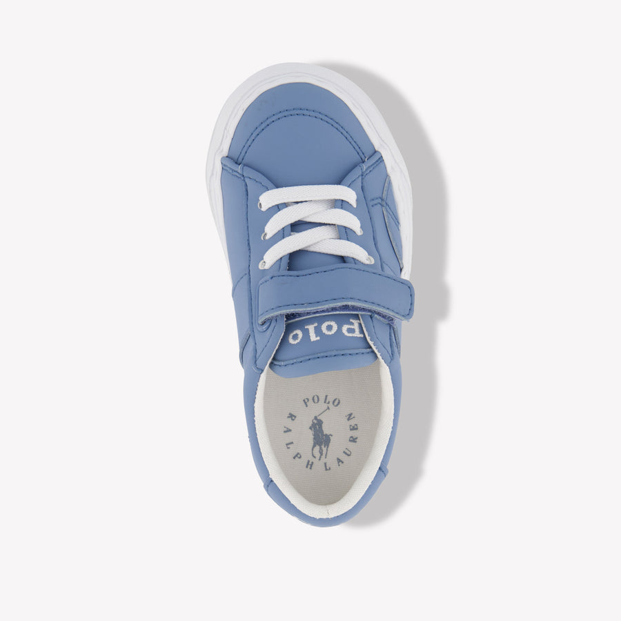 Ralph Lauren RYLEY PS Boys Sneakers In Light Blue
