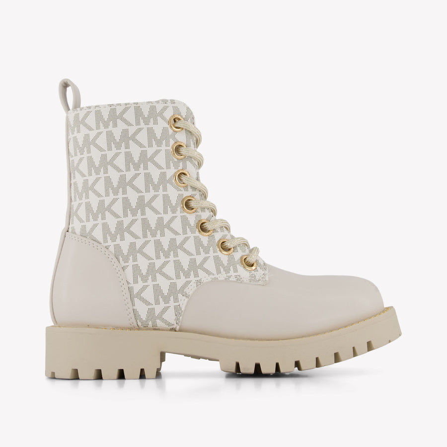 Michael Kors Girls Boots in Off-White